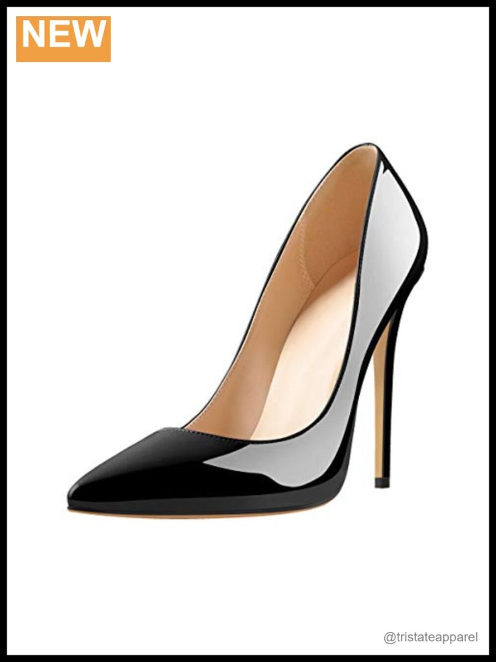 Women's 12cm Pointed Toe Slip On High Heel Pumps Wedding Evening Stilettos